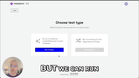 choosing branch and commit in trident arena