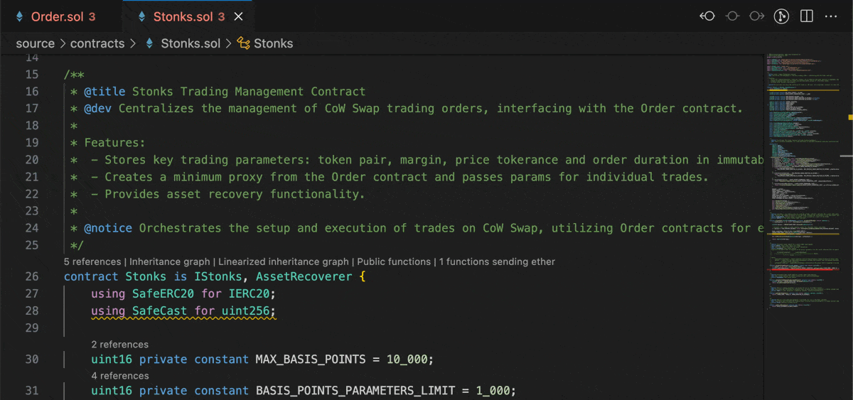 LSP linearized inheritance graph example