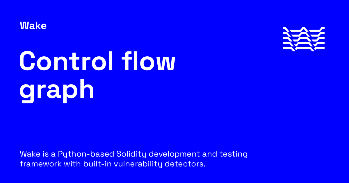 Control flow graph - Wake